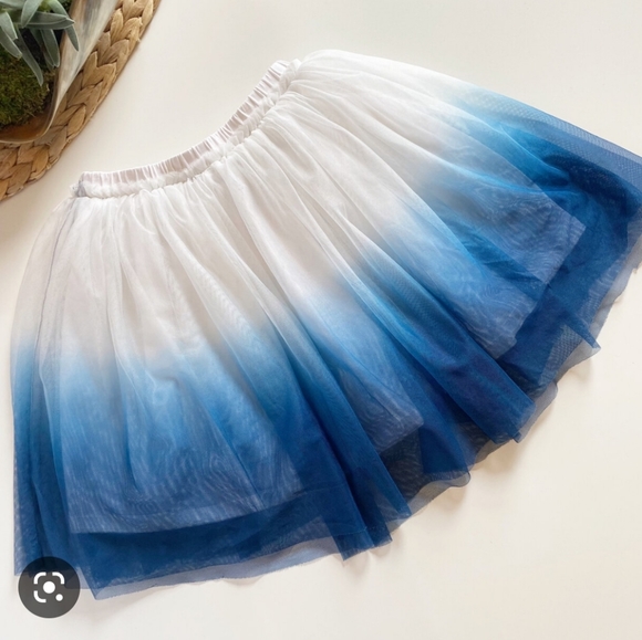 Tea Collection Other - Tea Collection Blue Ombre Tulle Skirt! Girl's Size 7 🦋